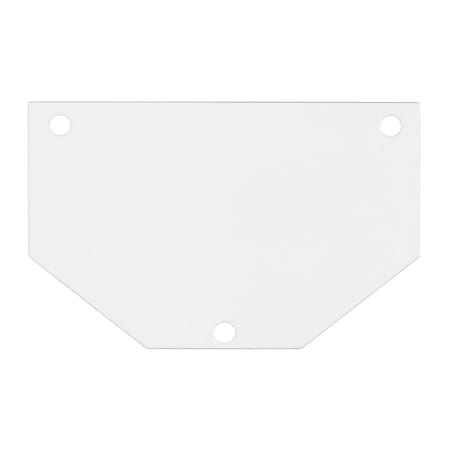 Hubbell Wiring Device-Kellems Recessed 10" Series, Sub Plate, 1/2 Perimeter, Blank Cover S1R10PSPB